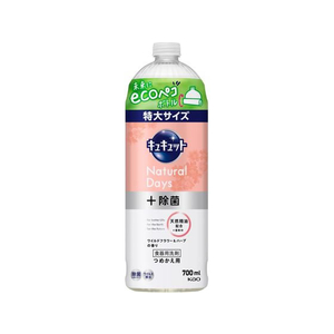 KAO キュキュット NaturalDays+除菌 ワイルドフラワー&ハーブ 替700mL FC310NM-イメージ1