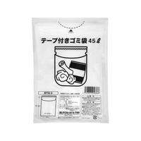 伊藤忠リーテイルリンク テープ付きごみ袋 乳白半透明 45L 30枚入 FCS9741-BTG-4