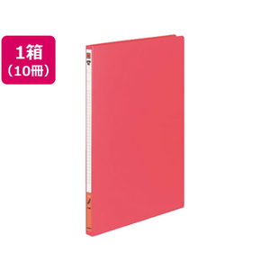 コクヨ レターファイル(PP表紙) A4タテ とじ厚12mm 赤 10冊 1箱(10冊) F835938-ﾌ-520R-イメージ1