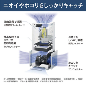 ダイキン 加湿ストリーマ空気清浄機 e angle select ブラウン MCK555AE4-T-イメージ19