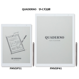 富士通 QUADERNO(Gen．2) A4サイズ 電子ペーパー サテンホワイト FMVDP41-イメージ4