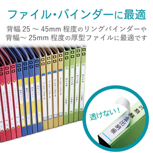 エレコム 背ラベル(A4サイズ 12×200mm) 190枚入り EDT-TF19-イメージ3