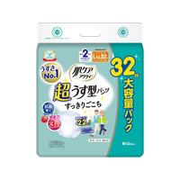 クレシア 肌ケア アクティ 超うす型パンツ 2回分吸収 L-LL 32枚 FC462RA-89049