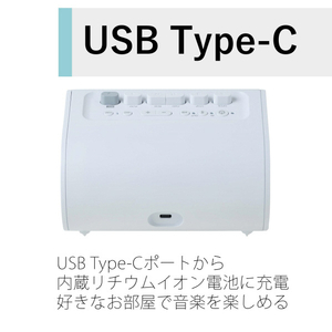 東芝 カセット付き Bluetoothスピーカー(クリアタイプ) AUREX シリーズ Room AX-R10C-イメージ13