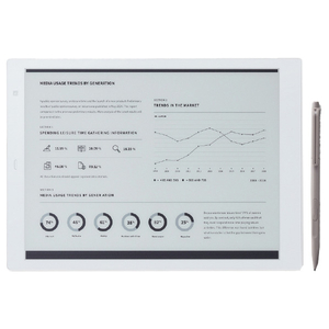 富士通 QUADERNO(Gen．2) A5サイズ 電子ペーパー サテンホワイト FMVDP51-イメージ2