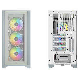 コルセア ミドルタワー型PCケース iCUE 4000X RGB Tempered Glassシリーズ ホワイト CC-9011205-WW-イメージ2