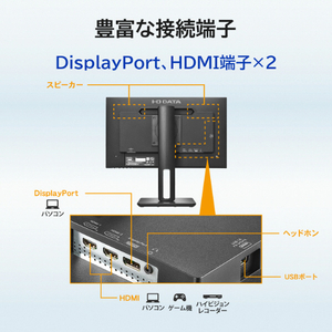 I・Oデータ 21．5型ワイド液晶ディスプレイ LCD-D221SV-F/S-イメージ3