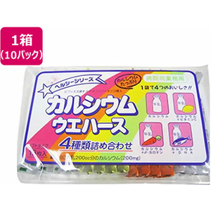 中新製菓 カルシウムウエハース4種詰合せ 18枚×10パック FCN1657-イメージ1