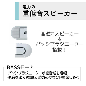 東芝 カセット付き Bluetoothスピーカー AUREX シリーズ Terrace AX-T10-イメージ9