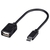 BUFFALO USB2．0変換ケーブル(Aメス to C) (0．15m) ブラック BSUAMC2015BK-イメージ1