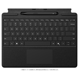 マイクロソフト スリム ペン2付き Surface Pro キーボード ブラック 8X6-00186-イメージ1