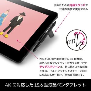 WACOM 液晶ペンタブレット Wacom Cintiq Pro ブラック DTH167K0D-イメージ4