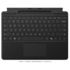 マイクロソフト Surface Pro キーボード ブラック 8XA-00186-イメージ1