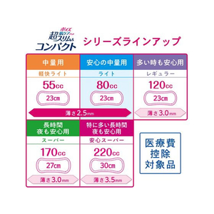 クレシア ポイズ 肌ケアパッド超スリム&コンパクト安心の中量用 44枚 FC468RA-88380-イメージ10