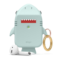 elago SHARK CASE for AirPods/AirPods 2nd Charging/AirPods 2nd Wireless Mint EL_APACSSCSK_MT