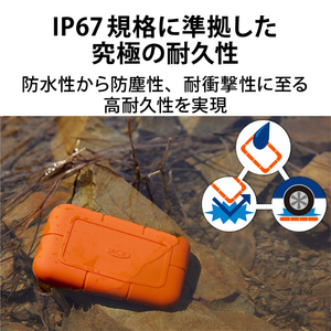 LACIE Rugged SSD(1TB) STHR1000800-イメージ6