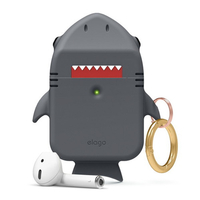 elago SHARK CASE for AirPods/AirPods 2nd Charging/AirPods 2nd Wireless Dark Gray EL_APACSSCSK_GY