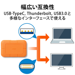 LACIE Rugged SSD(2TB) STHR2000800-イメージ5