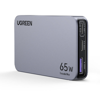 UGREEN Nexode Pro 薄型急速充電器 65W GaN グレー UGR-OT-000009