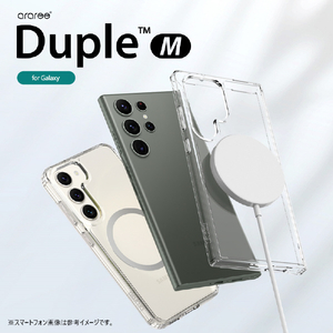 araree Galaxy S24用ケース DUPLE M クリア AR26674S24-イメージ3