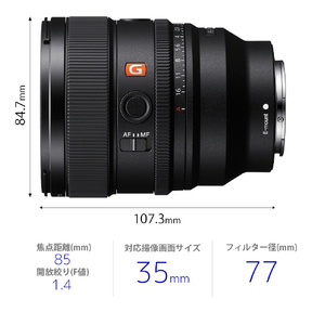 SONY デジタル一眼カメラα[Eマウント]用レンズ FE 85mm F1.4 GM II SEL85F14GM2-イメージ2