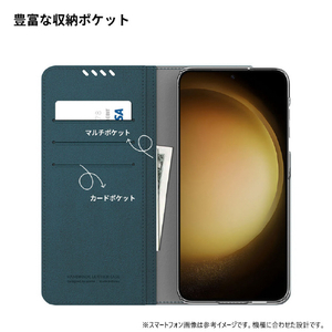 araree Galaxy S24 Ultra用手帳型ケース ブラック AR26677S24U-イメージ7