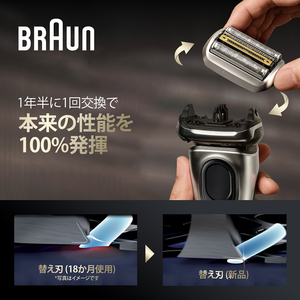 BRAUN 4枚刃シェーバー(洗浄器付) オリジナル シリーズ9PRO+ ブラック 9560CC-V-イメージ9