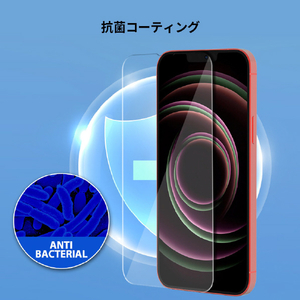 araree iPhone 14用抗菌強化ガラスフィルム SUBCORE クリア AR24677I14-イメージ4