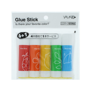 ヤマト グルースティック 5本パック カラー カラー1パック F844312-ASN-8AH-5P-イメージ1