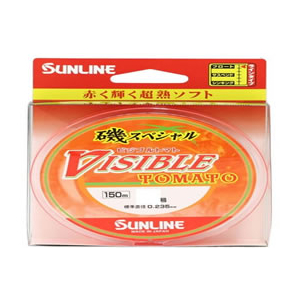 サンライン 磯スペシャル ビジブルトマト HG 150m 2.5号 オレンジレッド FC814RF-イメージ3