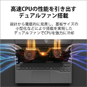 富士通 ノートパソコン e angle select LIFEBOOK ピクトブラック FMVU90H1BE-イメージ6