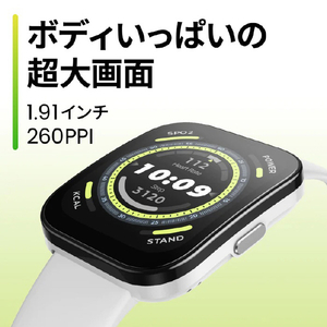 Amazfit スマートウォッチ Bip 5 ソフトブラック SP170064-C199-イメージ3