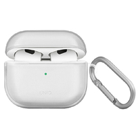 UNIQ AirPods(第3世代)用HANG CASE GLASE GLOSSY CLEAR UNIQ-AIRPODS2021-GLSCLR