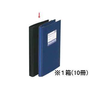 ライオン事務器 ウインドホックファイル A4タテ 2穴 80枚収容 黒 10冊 F952743-12709-イメージ1