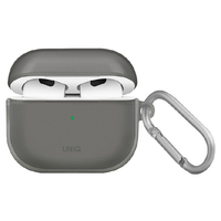 UNIQ AirPods(第3世代)用HANG CASE GLASE GLOSSY SMOKE UNIQ-AIRPODS2021-GLSSMK