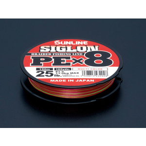 サンライン SIGLON PE X8 マルチカラー 200m #1.5／25lb FCP8254-イメージ1