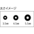 イノベックス Dio/網押えゴム小巻 太さ3.5mm×250m ブロンズ／ブラック FC987HW-8194829-イメージ2