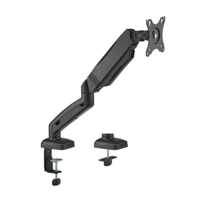 グリーンハウス 液晶モニターアーム メカニカルスプリング 1画面 クランプ/グロメット式 ブラック GH-AMET1C-BK-イメージ1