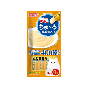 いなば CIAO ちゅーる乳酸菌入り とりささみ 14g×4本 F032688-SC-233-イメージ1