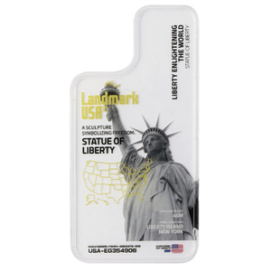 Dparks iPhone 12/12 Pro用きせかえ用背面パネル LANDMARK-USA AS20694I12P-イメージ1