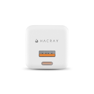 HACRAY USB-C/A 2ポート 20W PD 急速充電アダプタ ホワイト HR-AC006-イメージ3