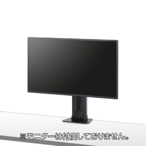 センチュリー 重量級液晶モニター対応 上下昇降式モニターアーム RACENシリーズ ブラック CRC-HWMA01BK-イメージ3