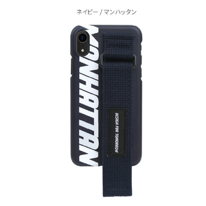 Design Skin iPhone XR用ケース GRAFT STRAP バーガンディー/ロンドン DSK14696I61-イメージ9