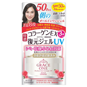 コーセーコスメポート グレイスワン 濃潤リペアジェルUV [SPF50+ PA++++] 100g ｸﾞﾚｲｽﾜﾝﾘﾍﾟｱｼﾞｴﾙUV100G-イメージ1