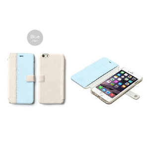 ZENUS iPhone 6s Plus/6 Plus用ケース E-note Diary ブルー Z4697I6P-イメージ8