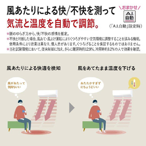 三菱 「工事代金別」 18畳向け 自動お掃除付き 冷暖房インバーターエアコン e angle select 霧ヶ峰 EMシリーズ EMシリーズ MSZ-EM5625E5S-Wｾｯﾄ-イメージ8