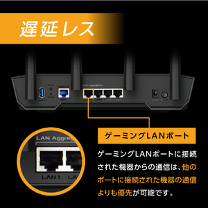 ASUS 無線LANルーター ASUS RT Series ブラック TUF-AX4200/J-イメージ5