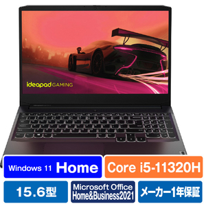 レノボ ノートパソコン IdeaPad Gaming 360i シャドーブラック 82K101EWJP-イメージ1