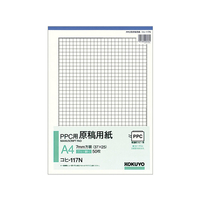 コクヨ PPC用原稿用紙A4タテ 7mm方眼ブルー刷り 50枚 A47mm方眼青37×251冊 F874927-ｺﾋ-117N