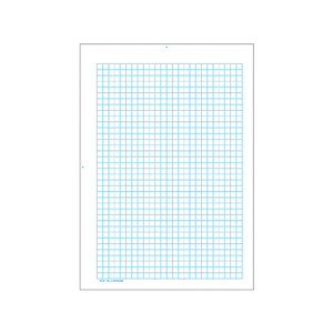 コクヨ PPC用原稿用紙A4タテ 7mm方眼ブルー刷り 50枚 A47mm方眼青37×251冊 F874927-ｺﾋ-117N-イメージ2